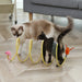 Cat Pets Toys Mouse Shape Balls Foldable Cat Kitten Play Tunnel Funny Cat Stick Mouse Supplies Simulation Mouse Pet