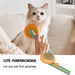 Pet Pumpkin Brush, Pet Grooming Self Cleaning Slicker Brush For Dogs Cats Puppy Rabbit, Cat Brush Grooming Gently