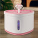 Automatic Pet Water Fountain With LED Electric USB