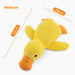 Pet Plush Toy Dog Calming Duck Stuffed Duck Toys Chew Toy Squeaky For Puppy Pet Teeth Cleaning Chew Pillow Toy Pet