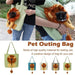 Soft Pet Carriers Lion Design Portable Breathable Bag Cat Dog Carrier Bags Outgoing Travel Pets Handbag With Safety