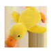 Pet Plush Toy Dog Calming Duck Stuffed Duck Toys Chew Toy Squeaky For Puppy Pet Teeth Cleaning Chew Pillow Toy Pet
