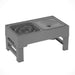 Dog Double Bowls Stainless Stand Adjustable Height Pets Feeding Dish Bowl Big Dog Elevated Food Water Feeders For Dogs