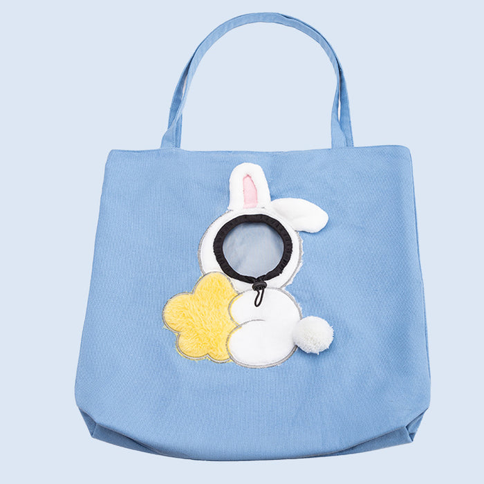 Little Bee Design Cat Dog Carrier Bags Portable Breathable Bag Soft Pet Carriers With Safety Zippers Outgoing Travel