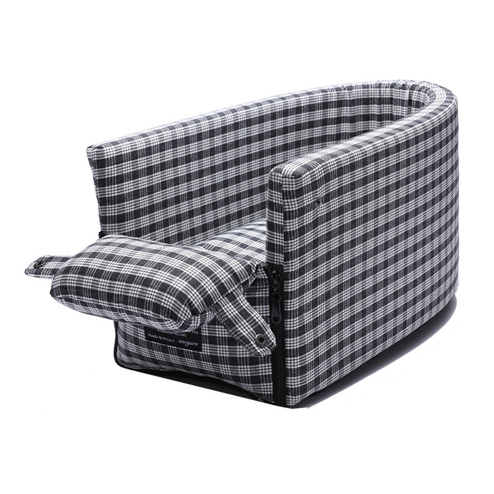 Portable Pet Dog Car Seat Central Control Nonslip Dog Carriers Safe Car Armrest Box Booster Kennel Bed For Small Cat