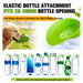 Portable Dog Water Bottle Attachment, Slip-On Pet Water Bowl For Walks Silicone Dog Drink Dispenser, Fits Standard