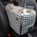 Portable Pet Dog Car Seat Central Control Nonslip Dog Carriers Safe Car Armrest Box Booster Kennel Bed For Small Cat