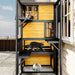 GO Large Cat Catio 4 Tiers Cat Enclosure For Outdoor, Cat House Weatherproof Attached To Window For Multiple Cats With