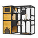 GO Large Cat Catio 4 Tiers Cat Enclosure For Outdoor, Cat House Weatherproof Attached To Window For Multiple Cats With