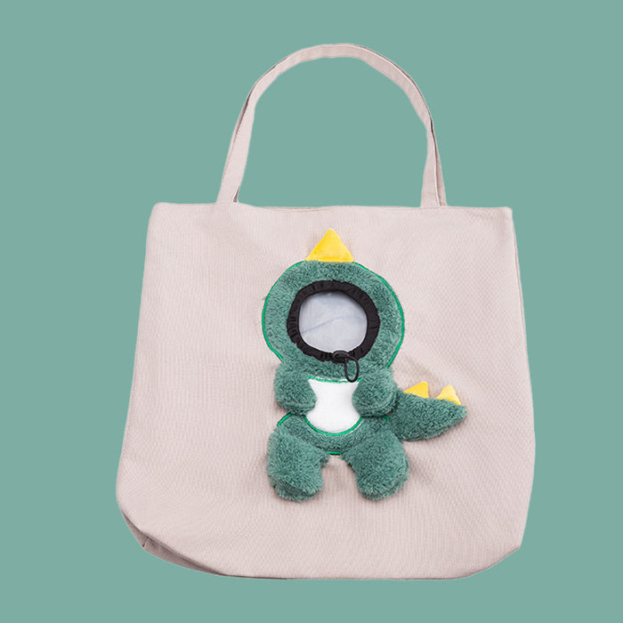 Little Bee Design Cat Dog Carrier Bags Portable Breathable Bag Soft Pet Carriers With Safety Zippers Outgoing Travel