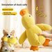 Pet Plush Toy Dog Calming Duck Stuffed Duck Toys Chew Toy Squeaky For Puppy Pet Teeth Cleaning Chew Pillow Toy Pet